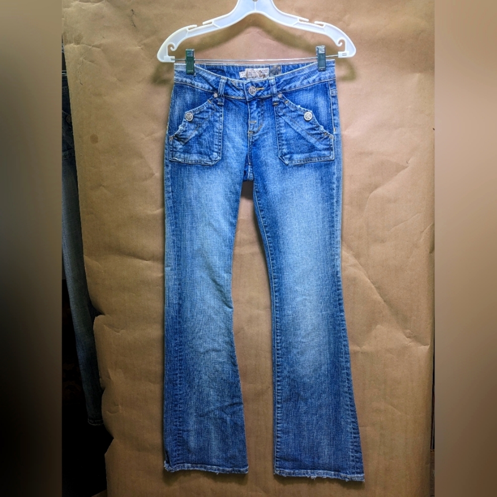 American Rag low rise button pocket jeans